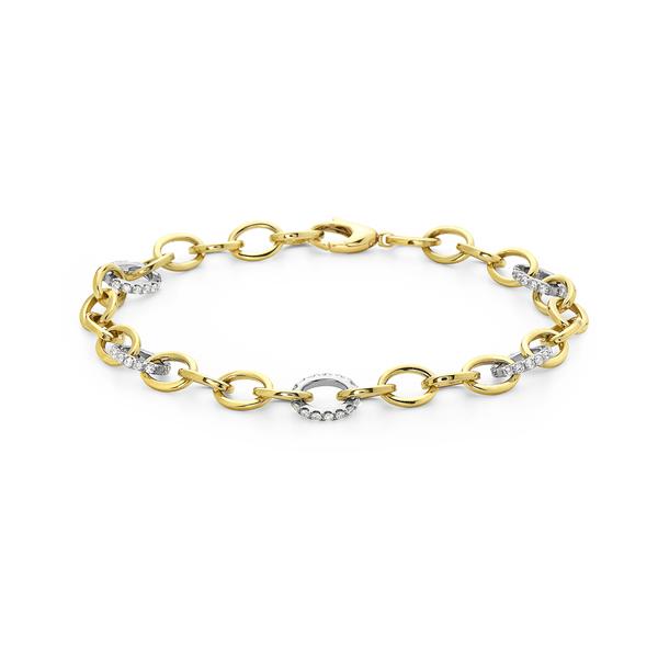 View 14Kw or y/14kr Gold  Bracelet