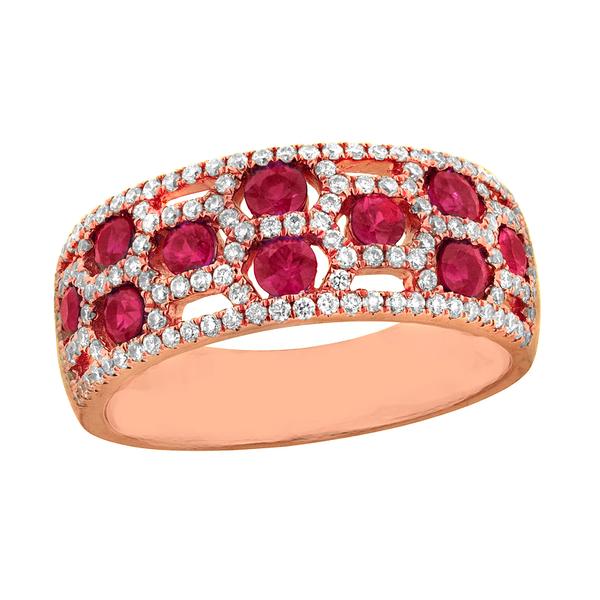 View 14Kw or y/14kr Gold Ruby Ring