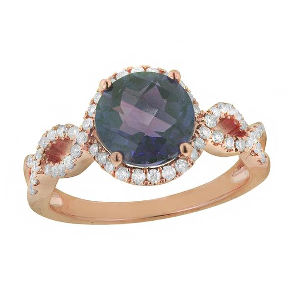 View 14Kw or y/14kr Gold Amethyst Ring