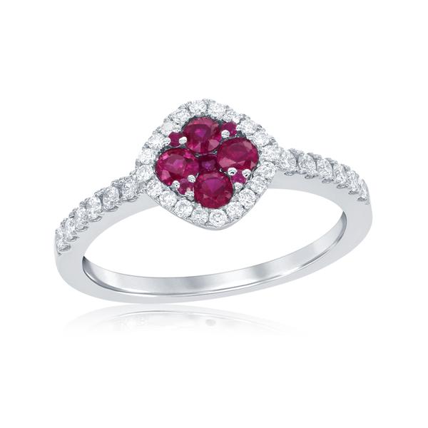 View 14Kw or y/14kr Gold Ruby Ring