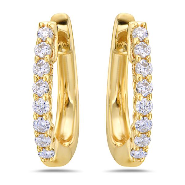 View 10Kw Gold  Earrings