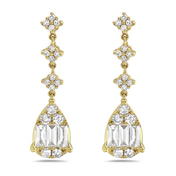 View 18Kw or 18ky/18kr Gold  Earrings