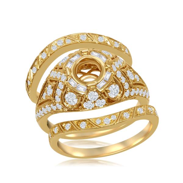 View 14Kw or y/14kr Gold  Ring