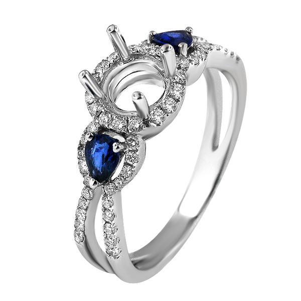 View  Gold Sapphire Ring